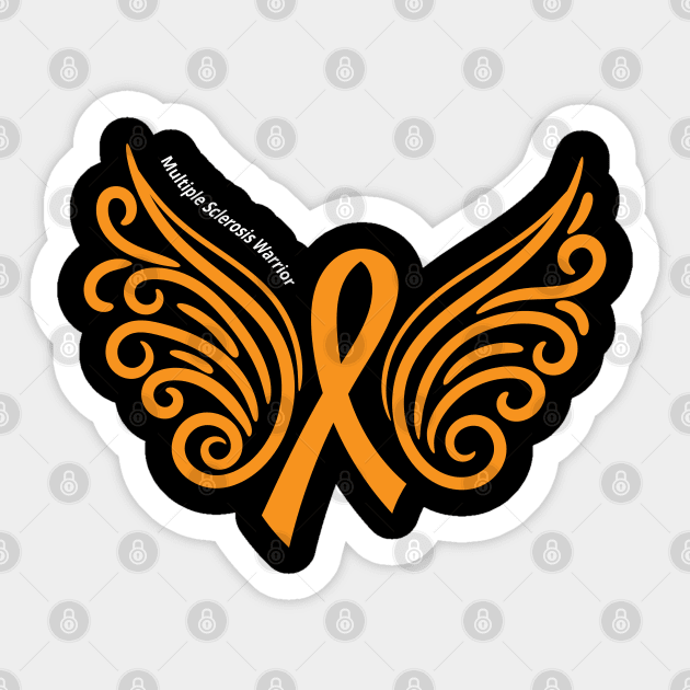 Multiple Sclerosis Warrior Sticker by feelingreat